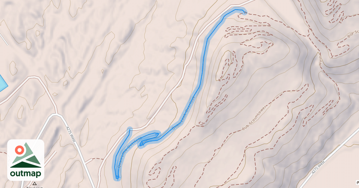 Map of Quail Look Overlook