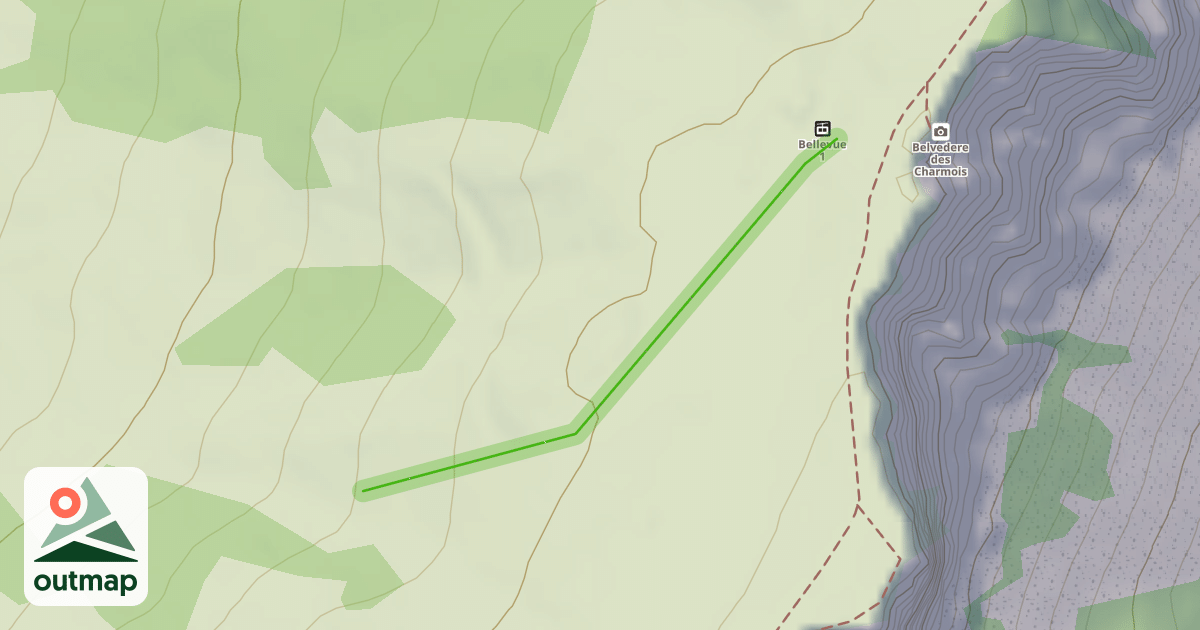 Map of Gentiane