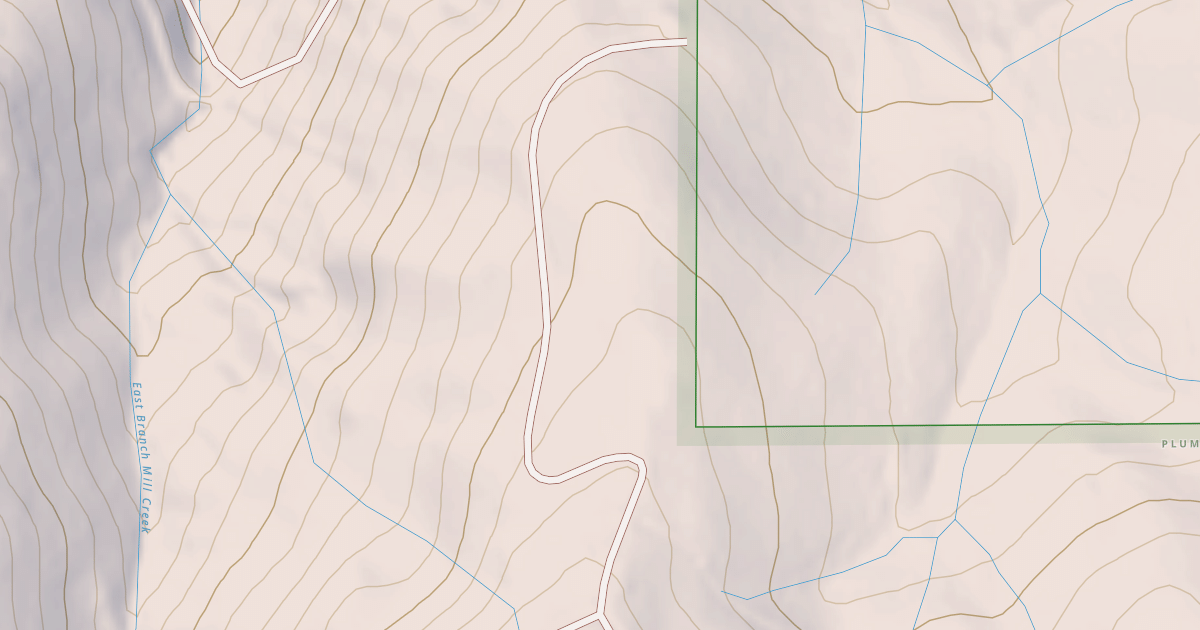 Map preview of CLAREMONT SPUR