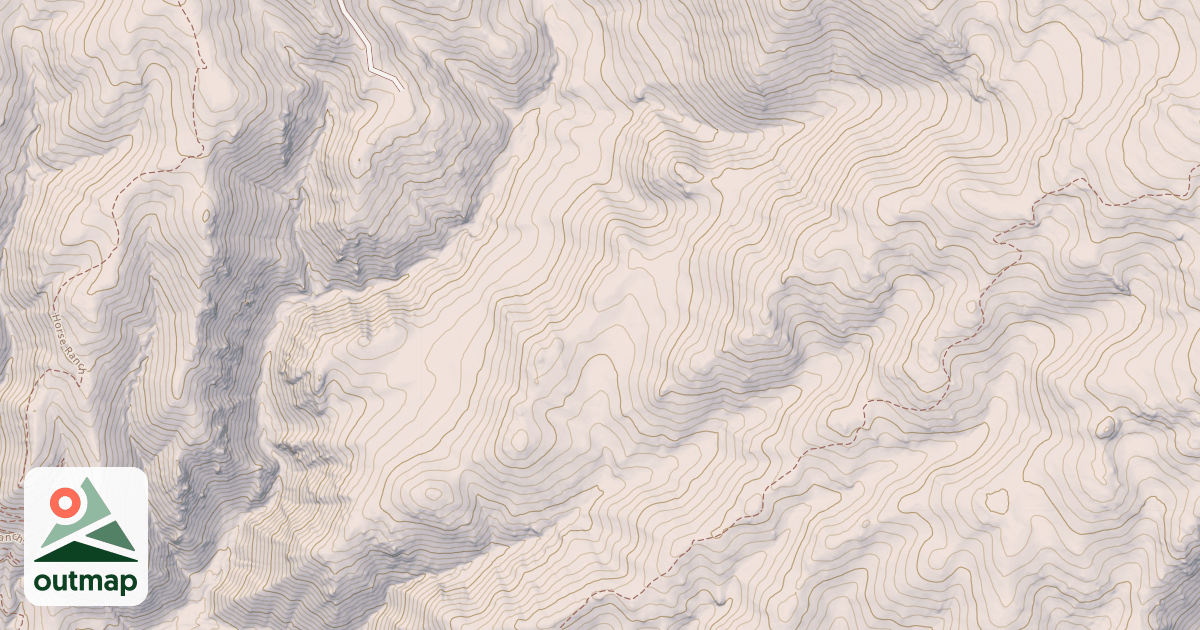 Map of POLE CREEK SPUR