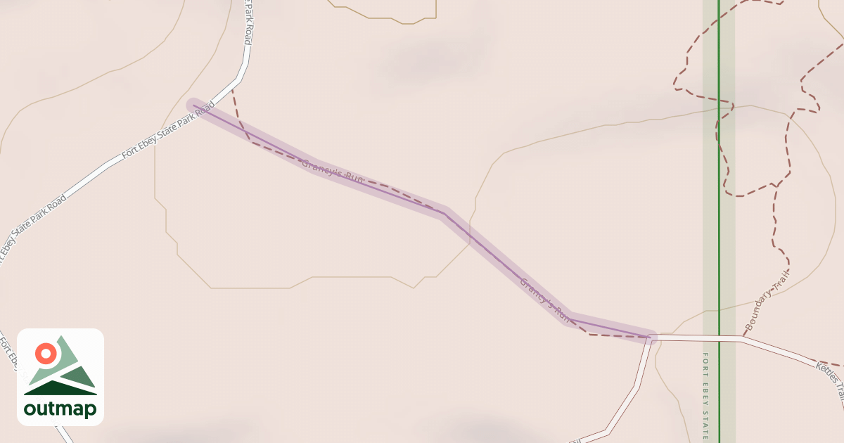 Map of Grancy's Run