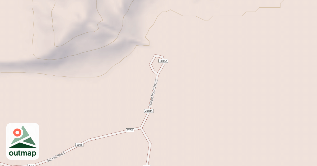 Map of SKI HILL SPUR A