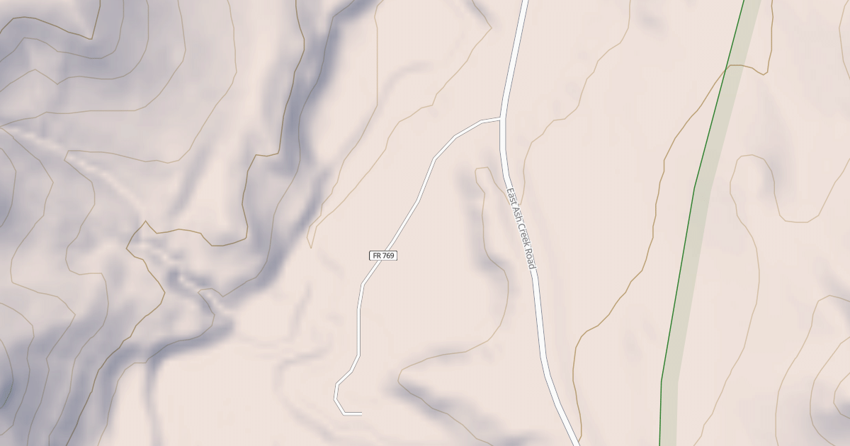 Map preview of USFS National Forest System Roads {F84EE8A6-3B79-411C-A68D-752744846719}