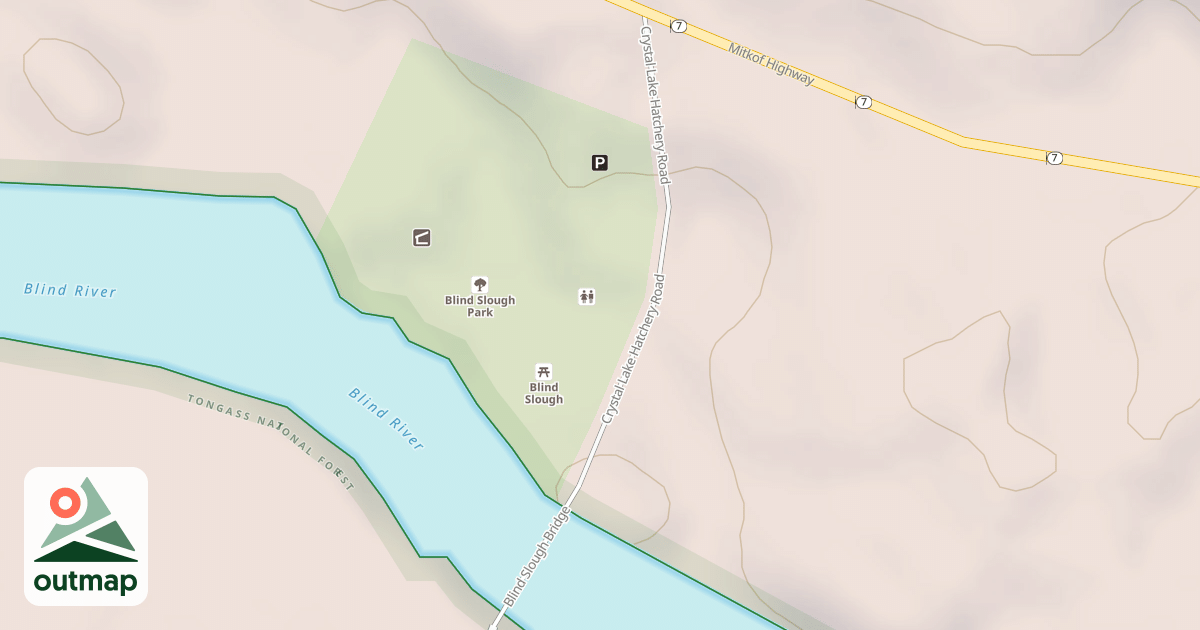 Map of BLIND RIVER RECREATION AREA