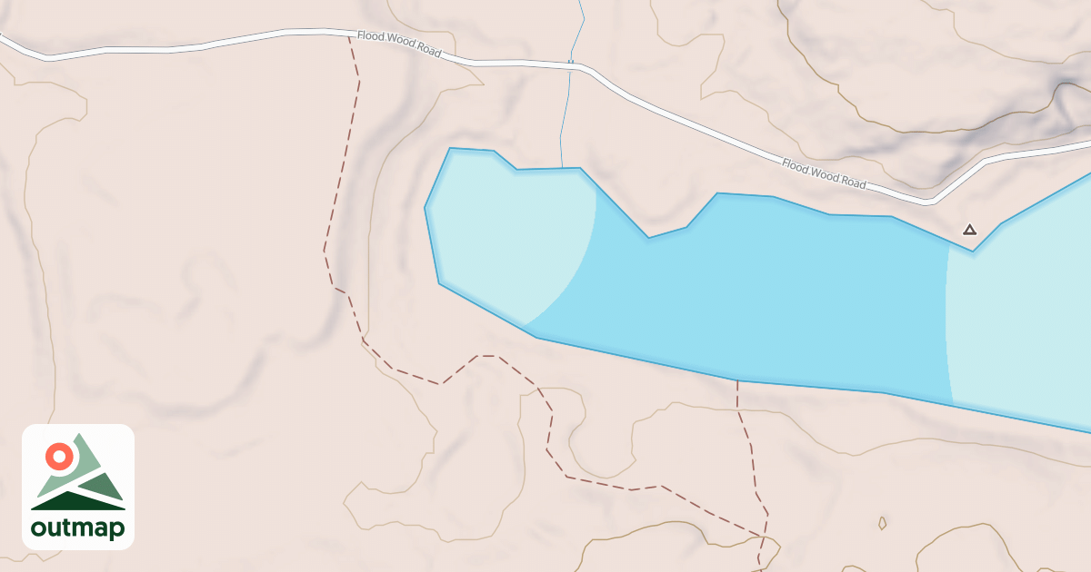 Map of Little Square Pond Trail