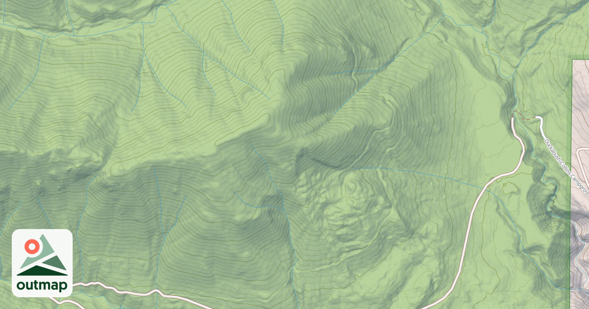 Map of USFS Motor Vehicle Use Map Roads {B8A6F9B1-0BC7-4028-AB89-D65222A2BE30}
