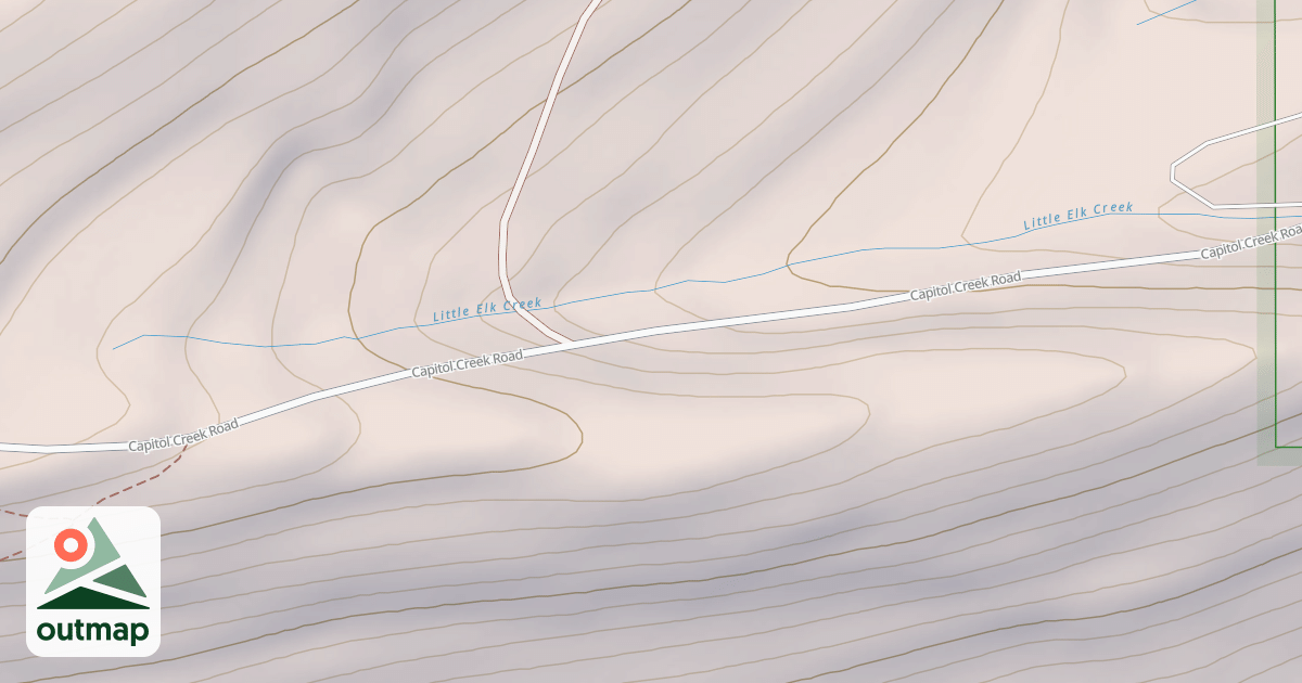 Map of CAPITOL CREEK