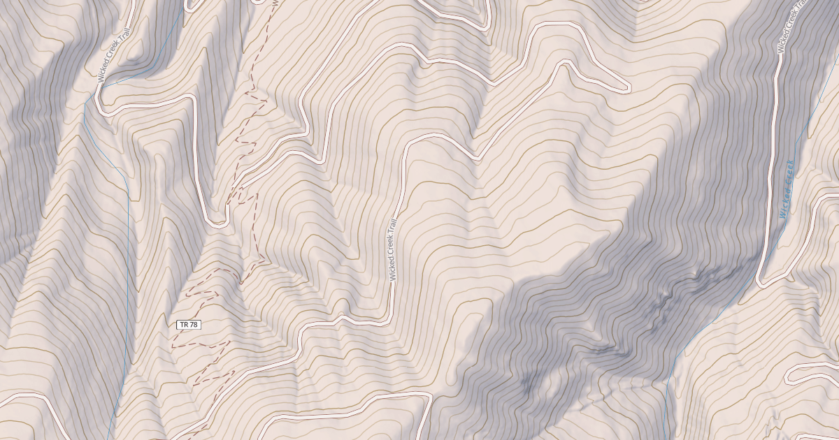 Map preview of Wicked Creek