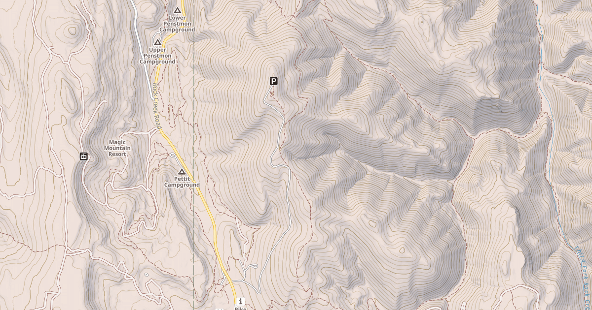 Map preview of Pike Mountain