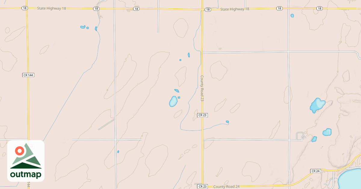 Map of Crow Wing Southern Loop