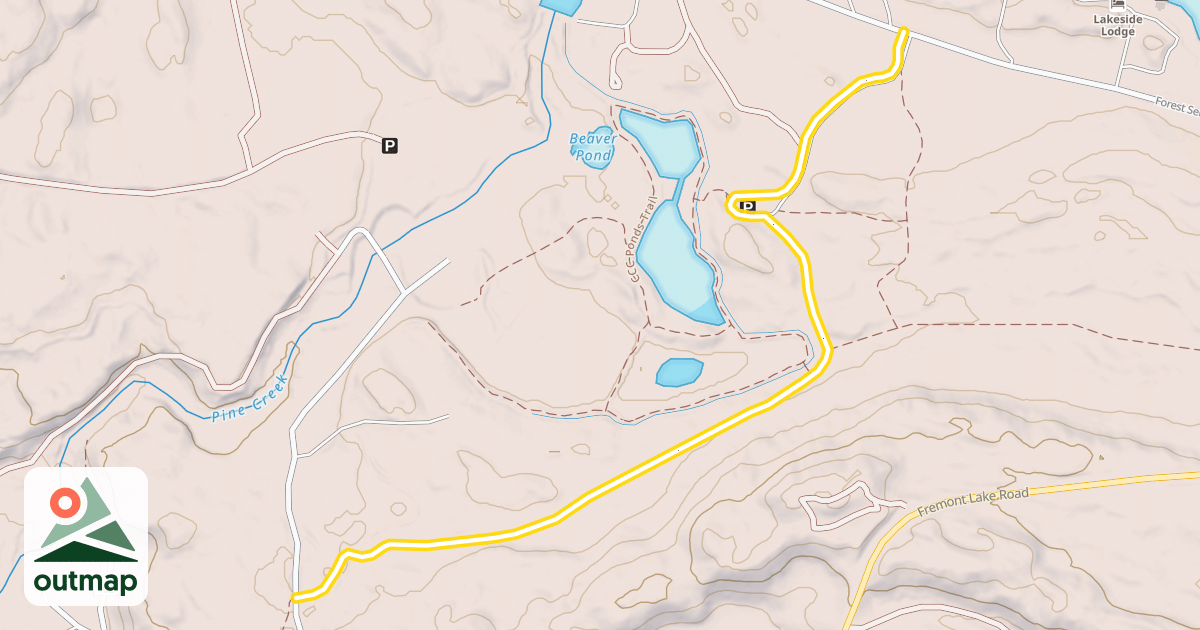 Map of Naomi Pape Trail
