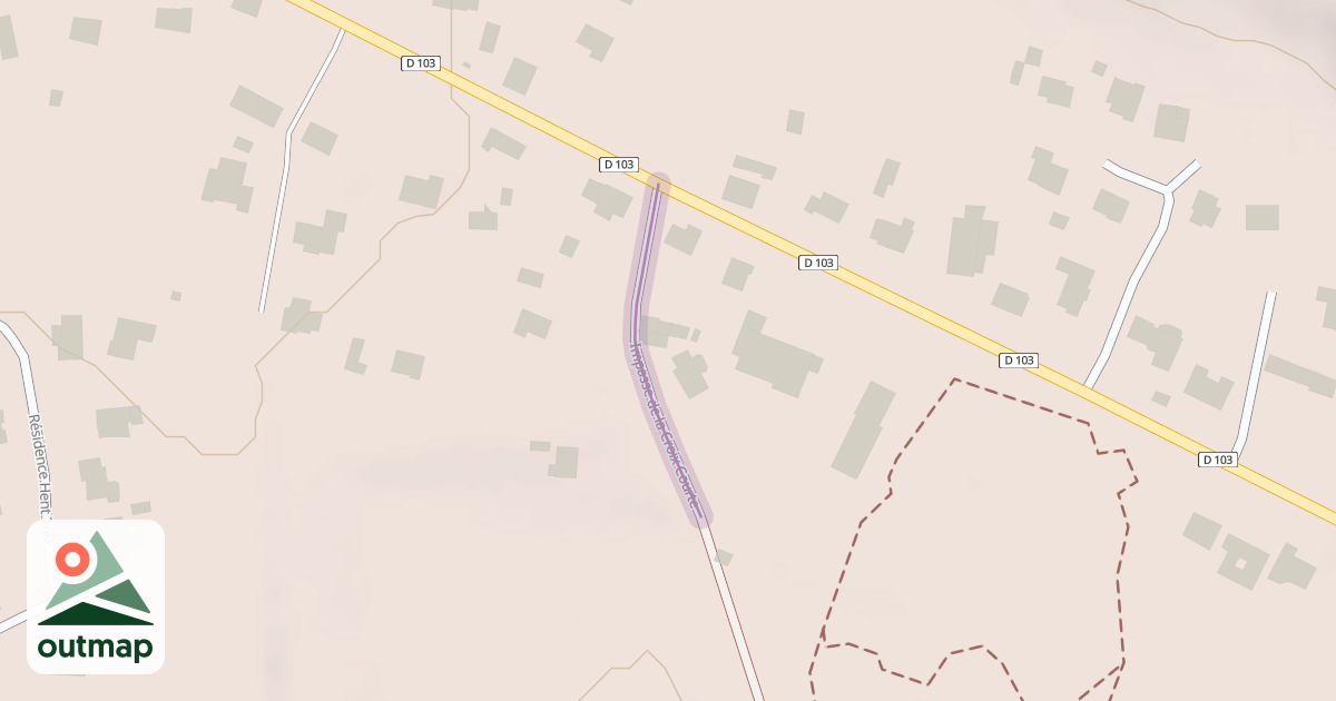 Map of Impasse de la Croix Courte