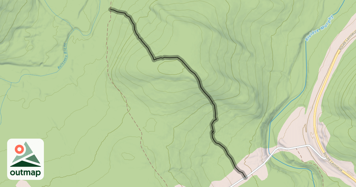 Map of Coin du Banc à Percé