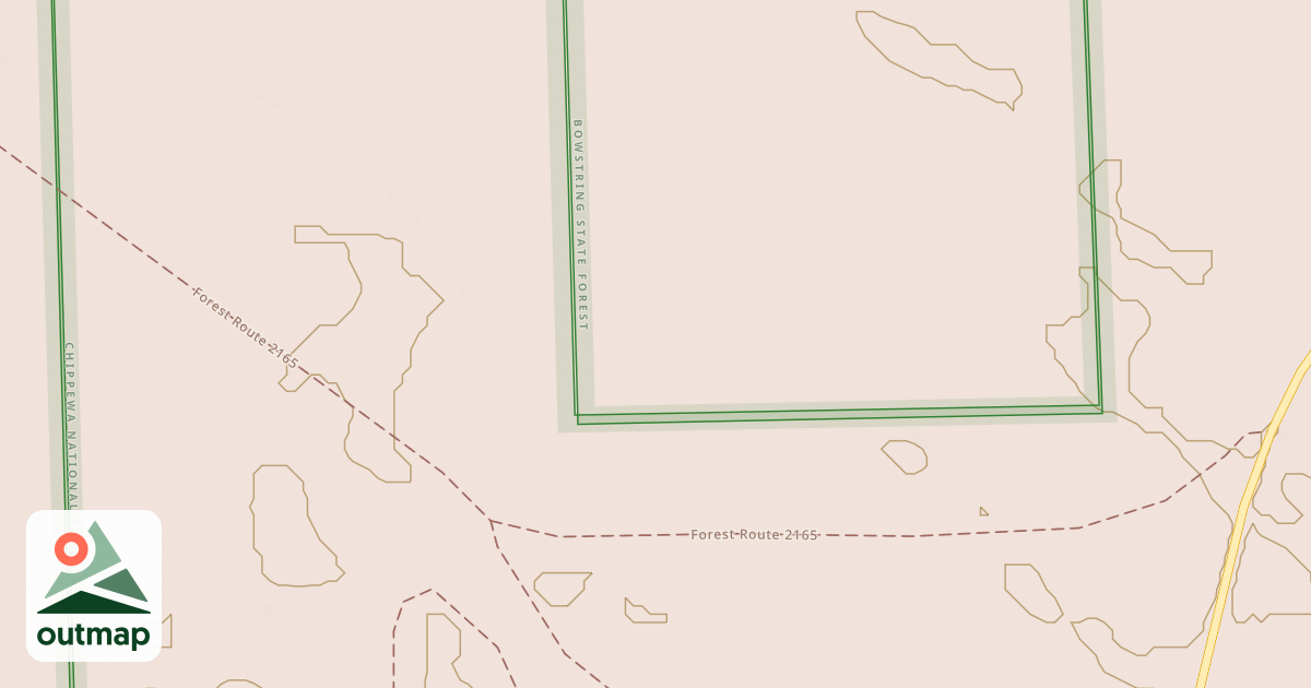 Map of CASS CO. 9 SPUR 2165