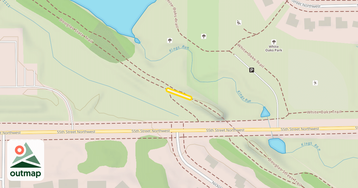 Map of Douglas State Trail