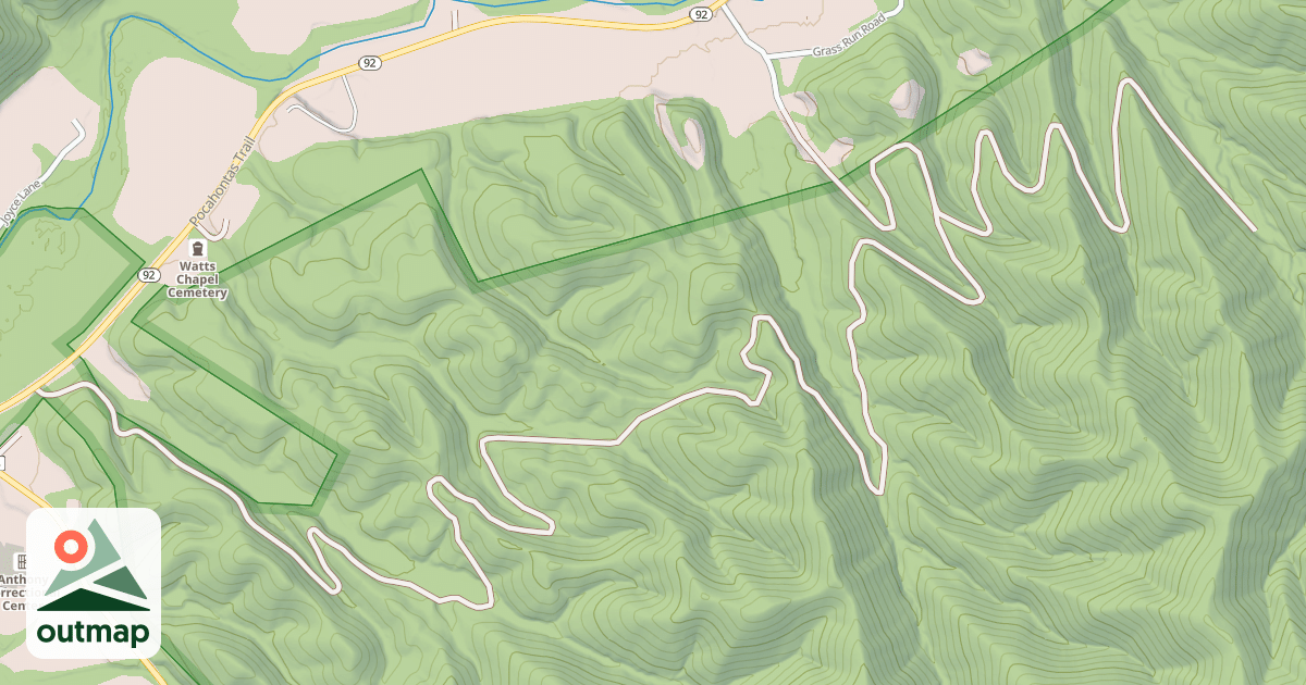 Map of MEADOW CR. MTN.