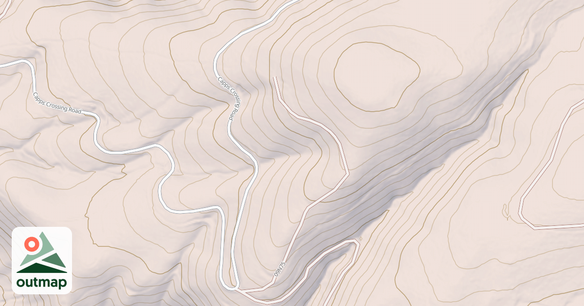 Map of BIG CANYON CUT