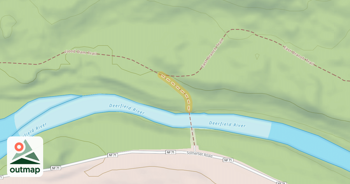 Map of East Branch Trail