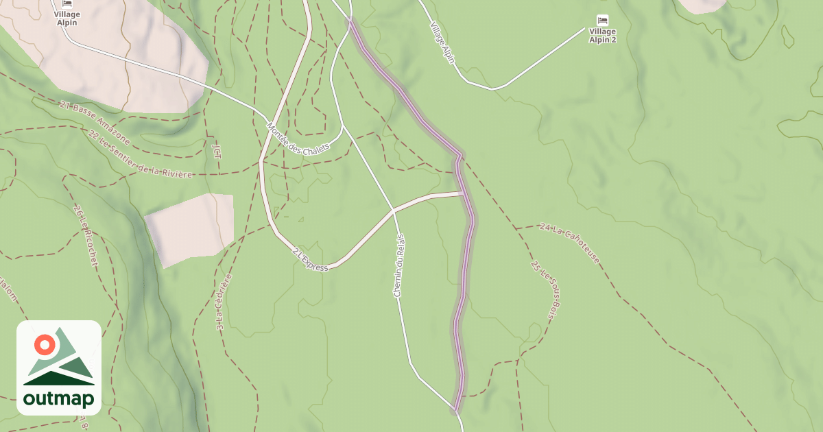 Map of 5 Chemin du Relais