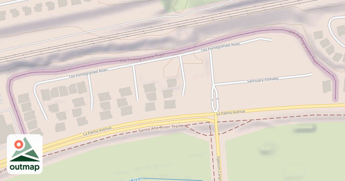 Map of Old Pomegranate Trail