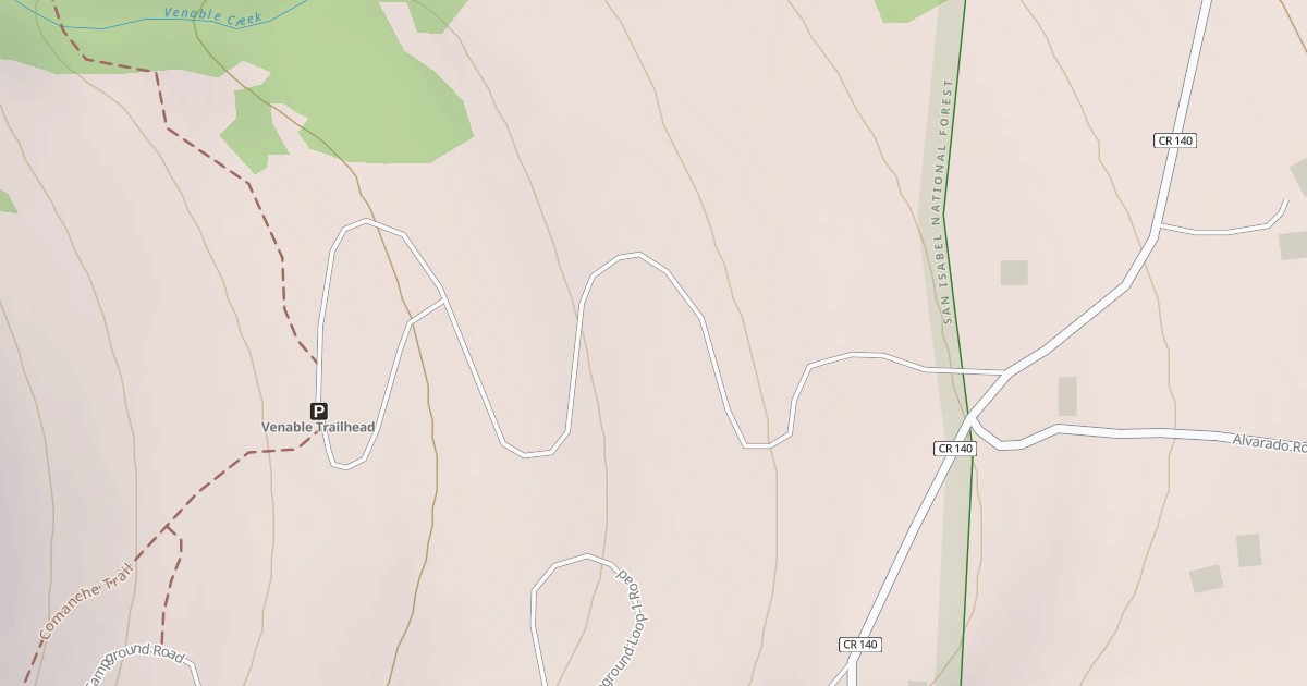 Map preview of COMANCHE/VENABLE TH