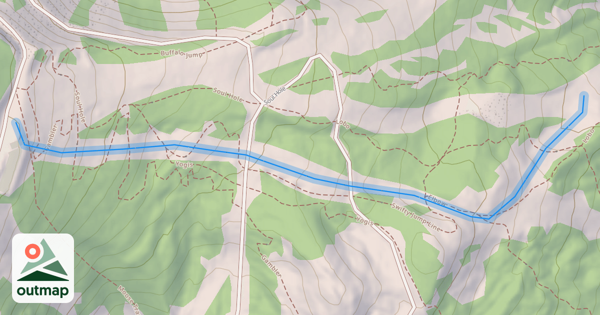 Map of Lobo Meadows