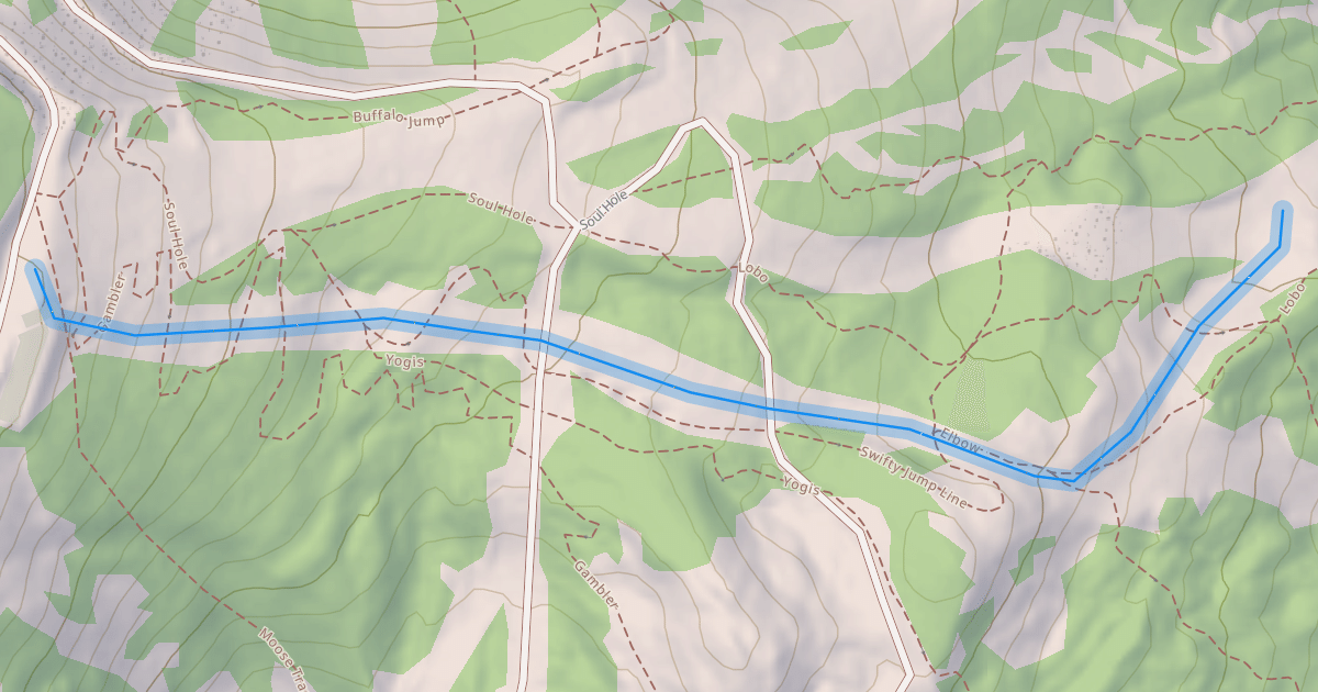 Map preview of Lobo Meadows