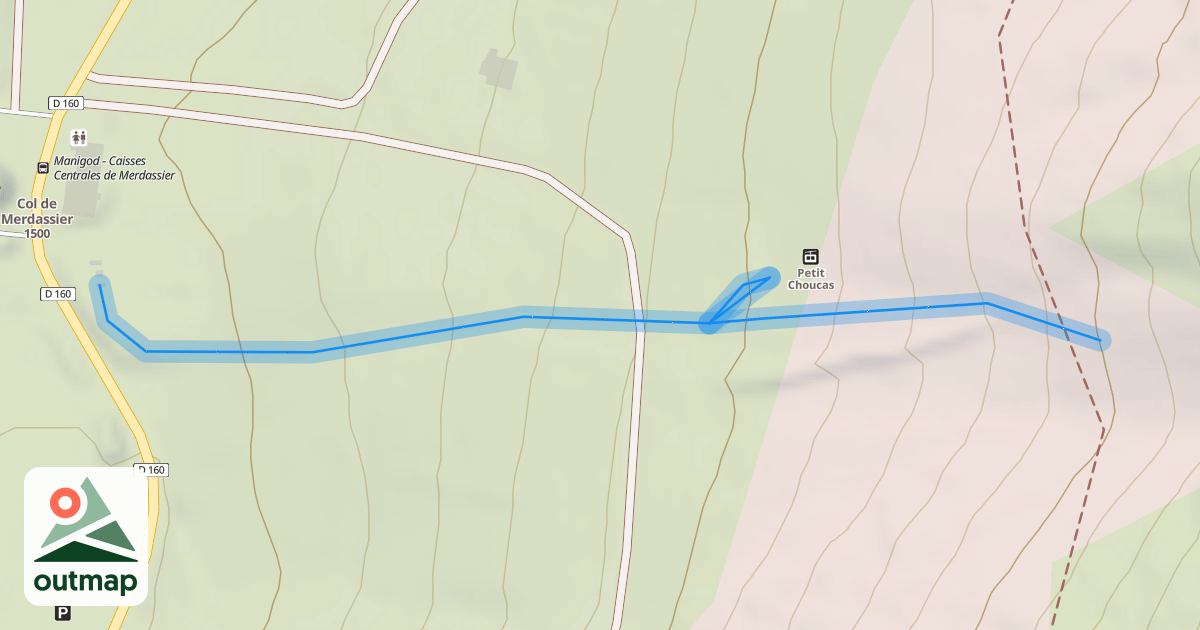 Map of Grand Choucas