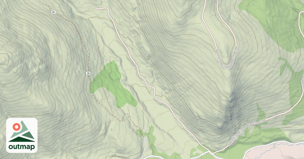 Map of USFS Motor Vehicle Use Map Roads {5BD2EACD-B130-4D83-A88E-75569EF23EA3}