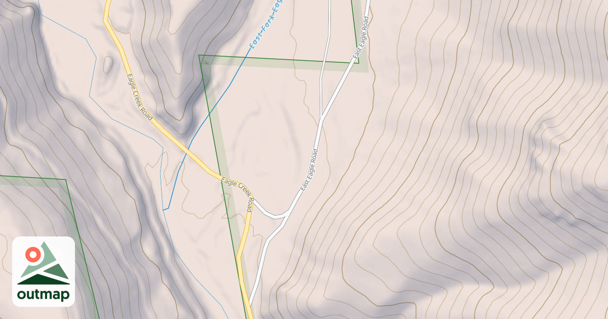 Map of East Eagle Snowmobile
