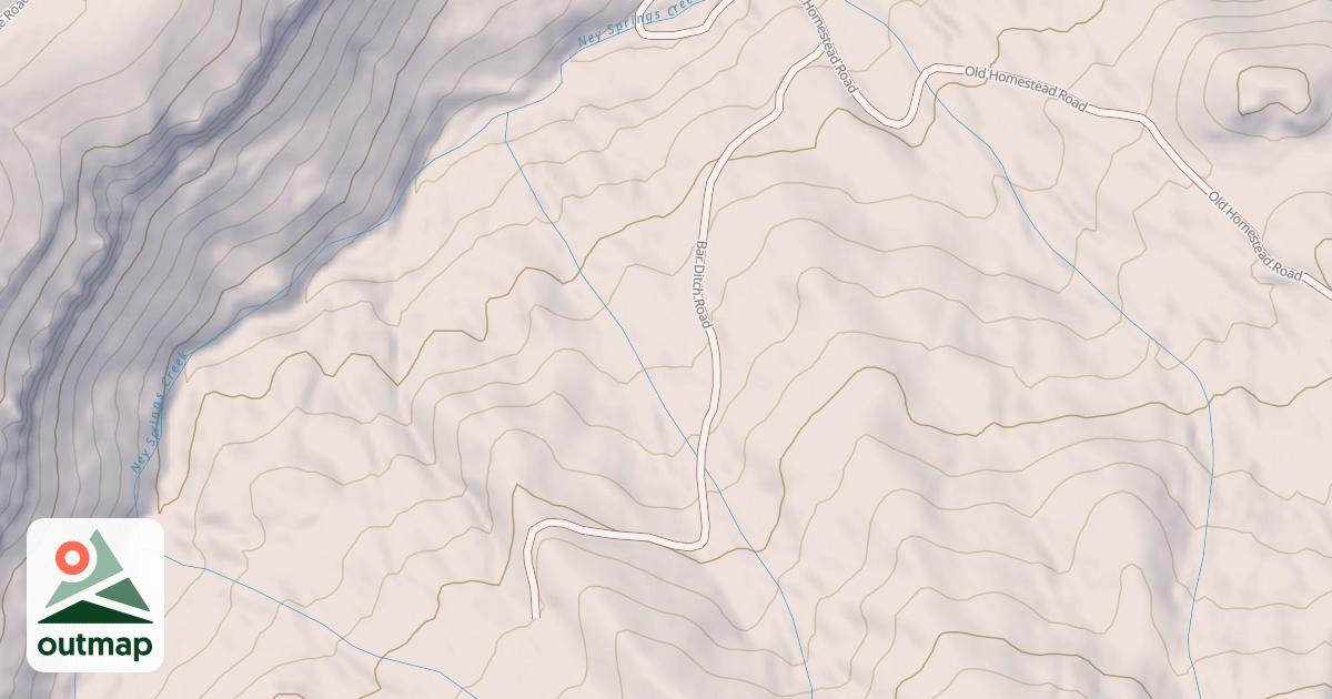 Map of BAR DITCH