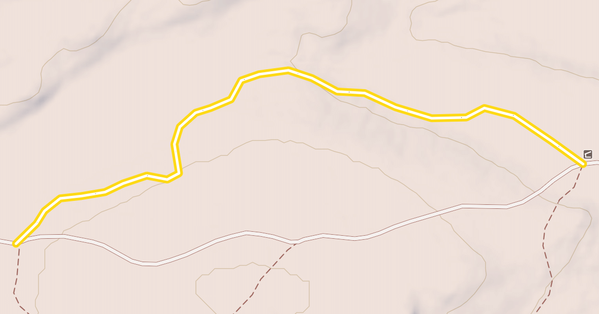 Map preview of Jenkins Mountain Trail (Blue)