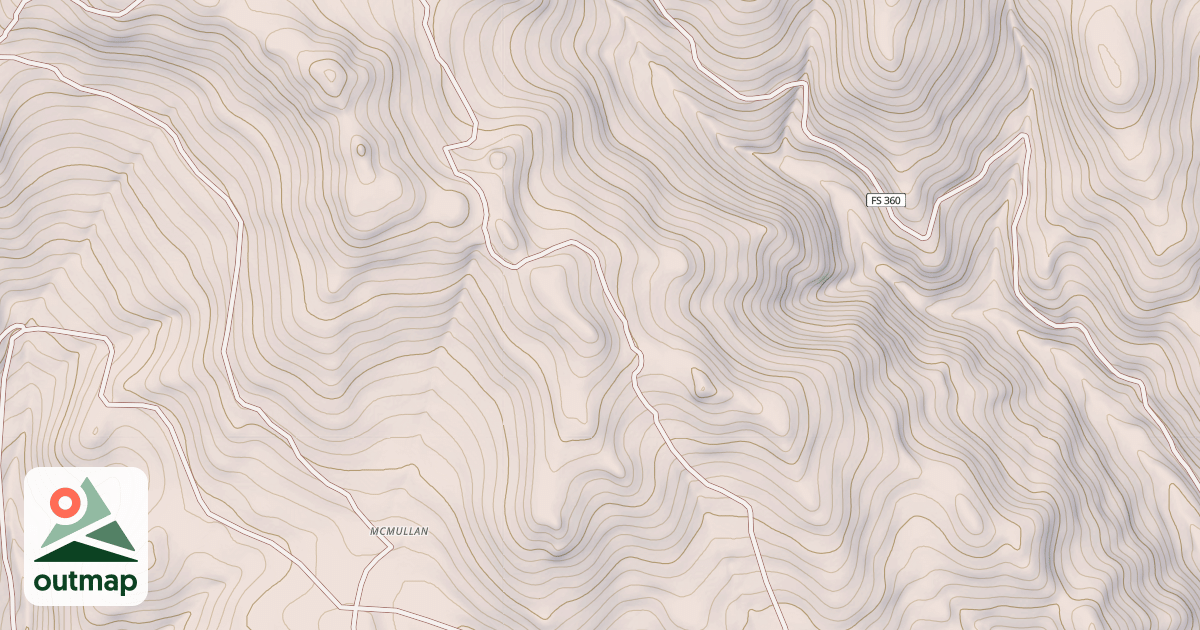 Map of BADGER CR.