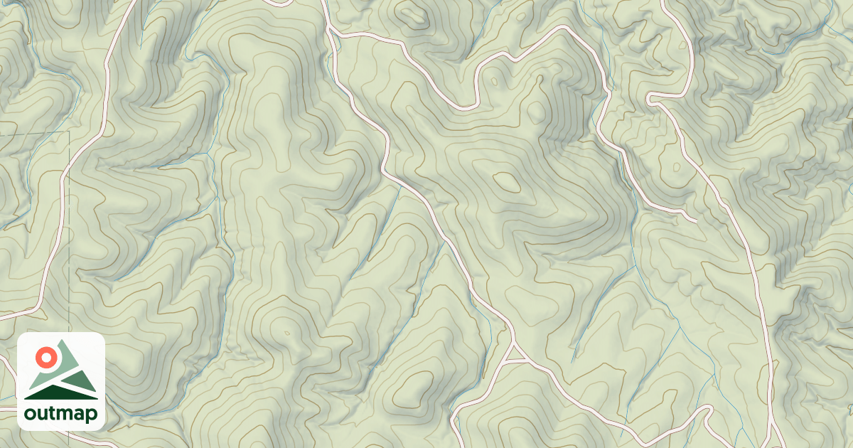 Map of 16049: Temblor Ridge