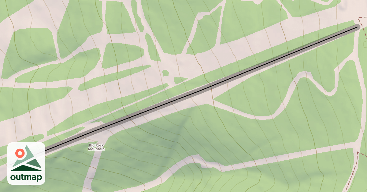 Map of Upper Uncle Bud's