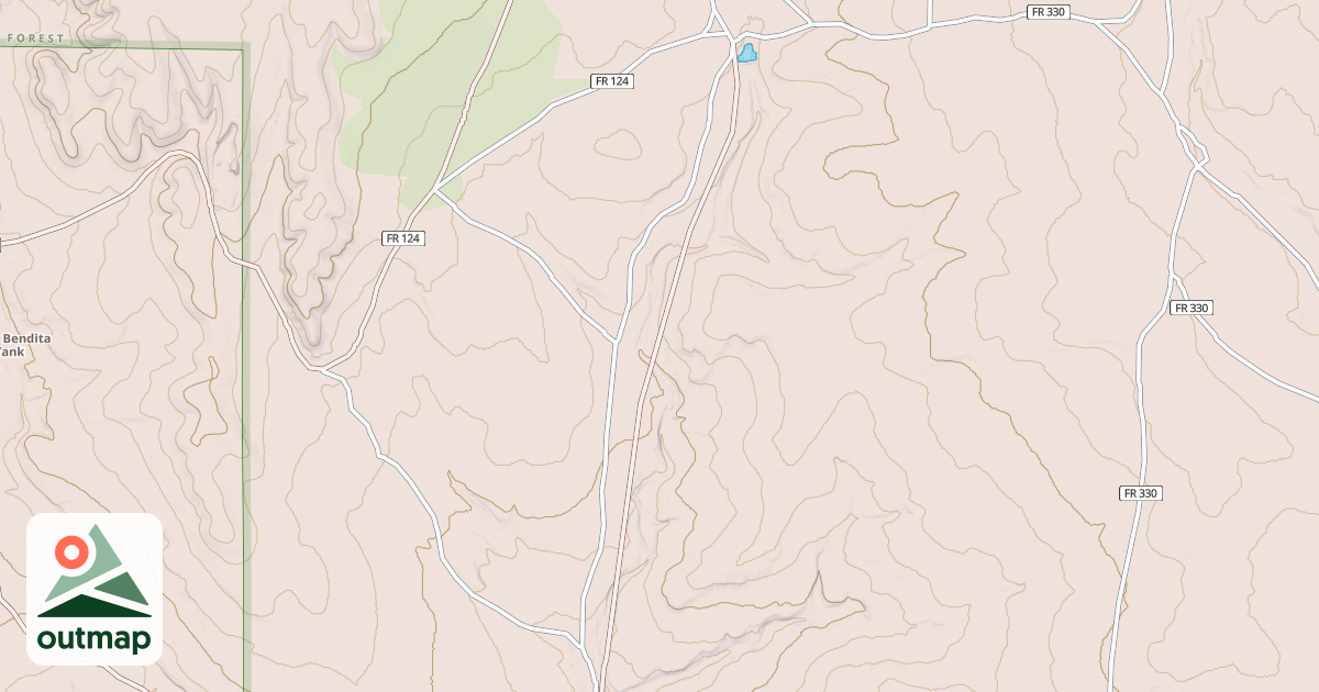 Map of USFS National Forest System Roads {16D3FF8C-7E8B-4A27-B4C1-8CE7E5837626}