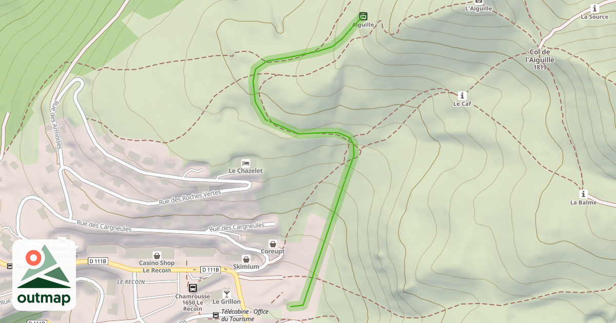 Map of Aiguille
