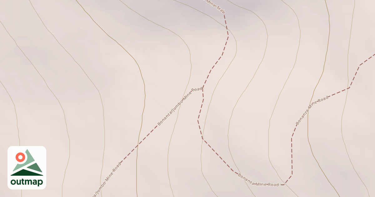 Map of Bonanza/Jumbo Mine Trail
