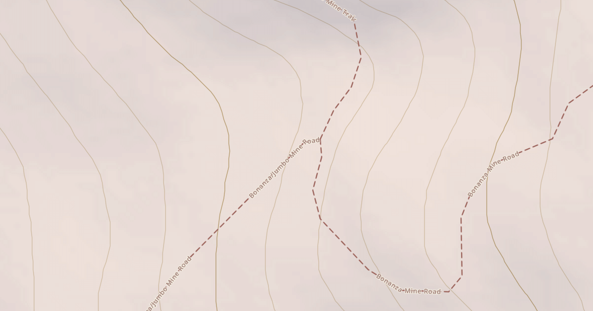Map preview of Bonanza/Jumbo Mine Trail