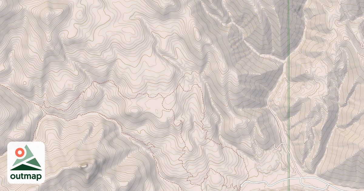 Map of COW CREEK