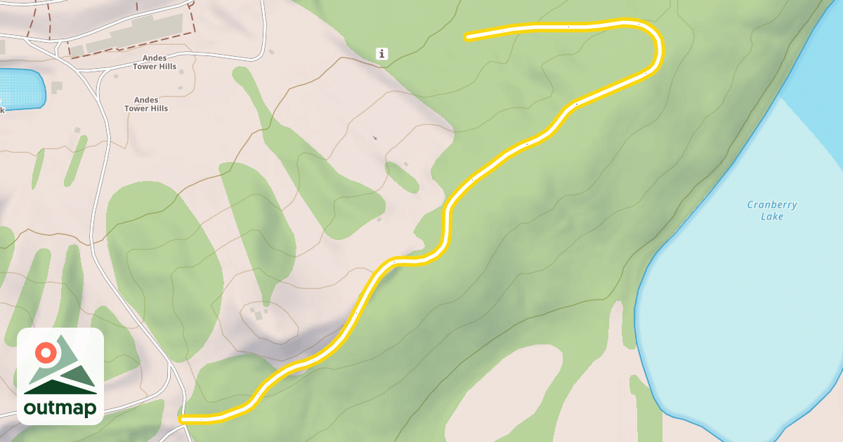 Map of Whispering Pines Trail