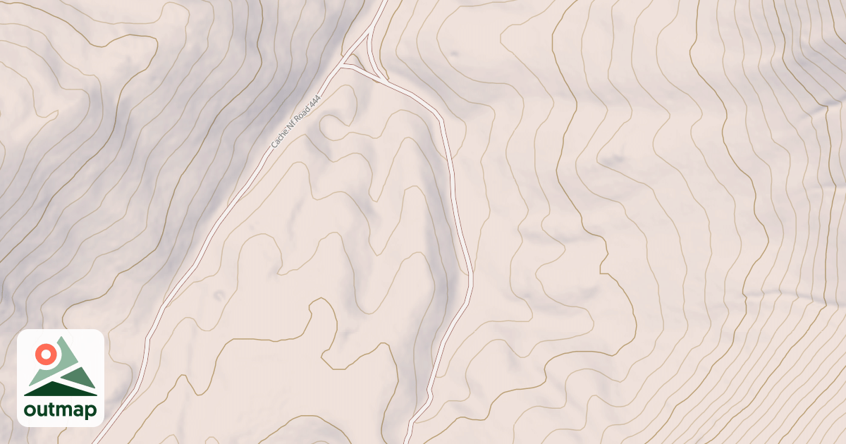 Map of MILL HOLLOW SPUR