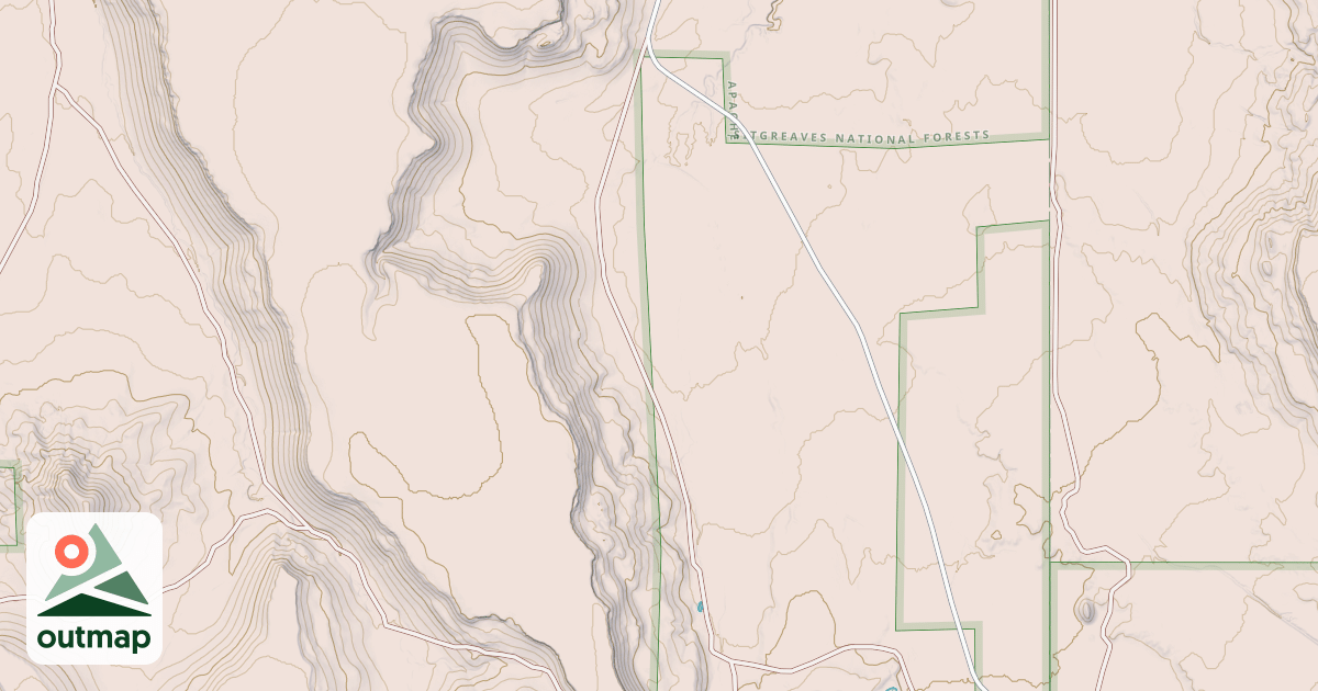 Map of H-V RANCH
