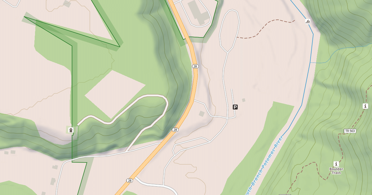 Map preview of SENECA ROCKS VIS/OLD
