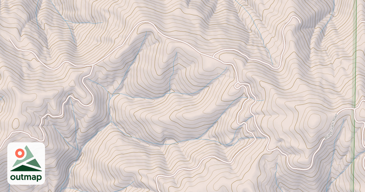 Map of BRIDGE GULCH