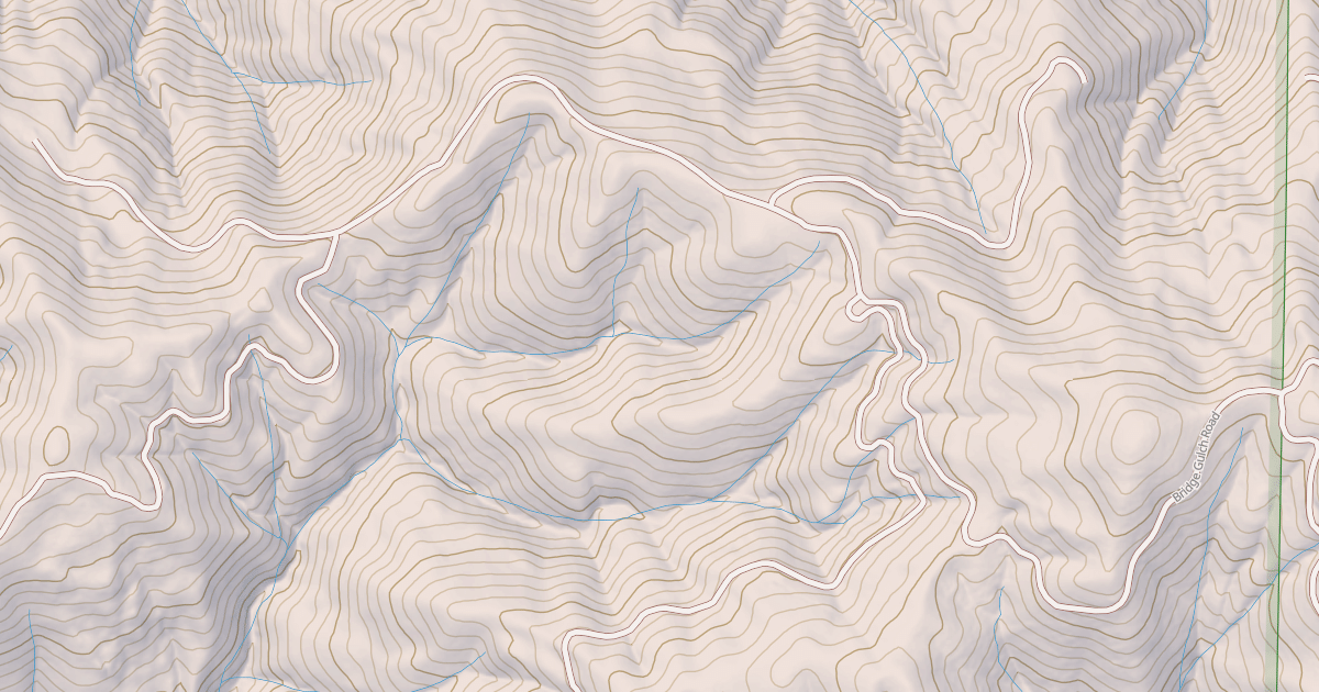 Map preview of BRIDGE GULCH
