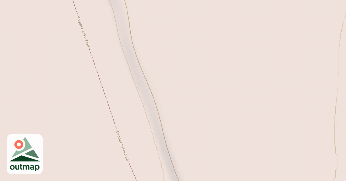 Map of Copper Lake Trail