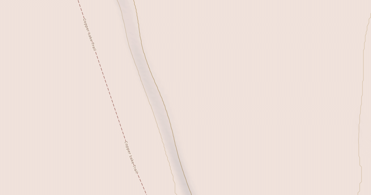 Map preview of Copper Lake Trail