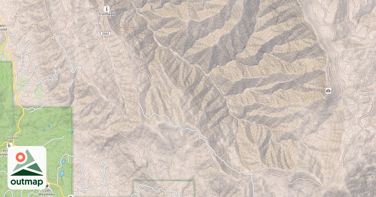 Map of FOOTMAN RIDGE