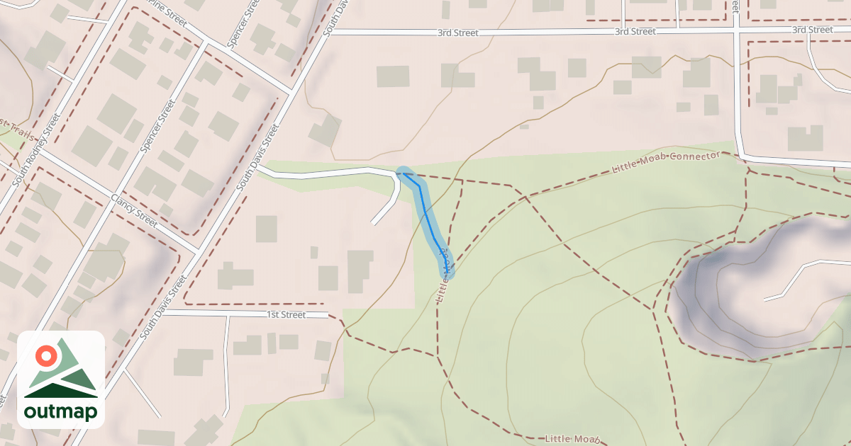 Map of Little Moab